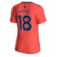 Camisa de time de futebol Everton Ashley Young #18 Replicas 2º Equipamento Feminina 2023-24 Manga Curta
